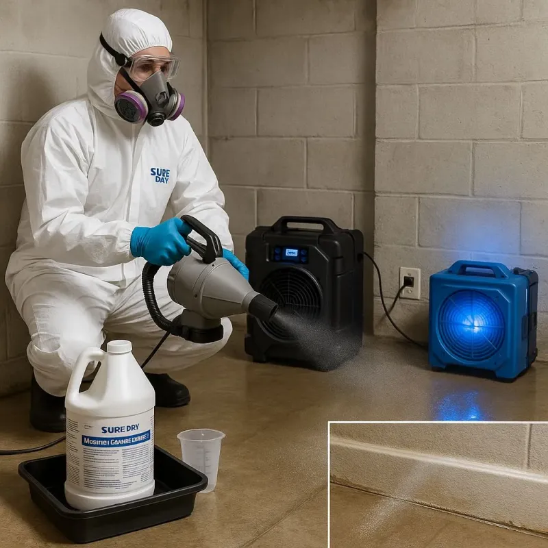 Sanitization and Odor Removal process in Waite Park, MN